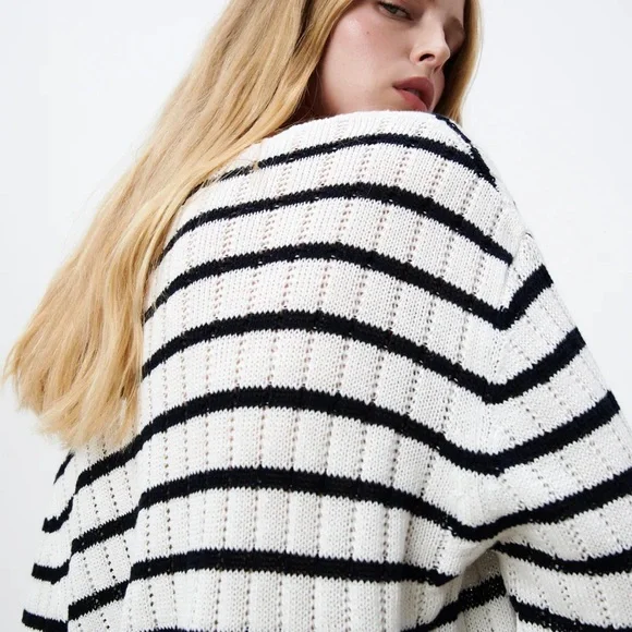 Zara linen blend knit sweater - Picture 6 of 10